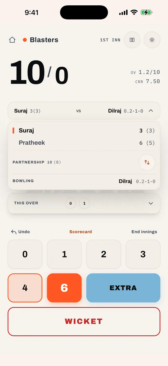 Player Summary Drawer Expanded, light mode